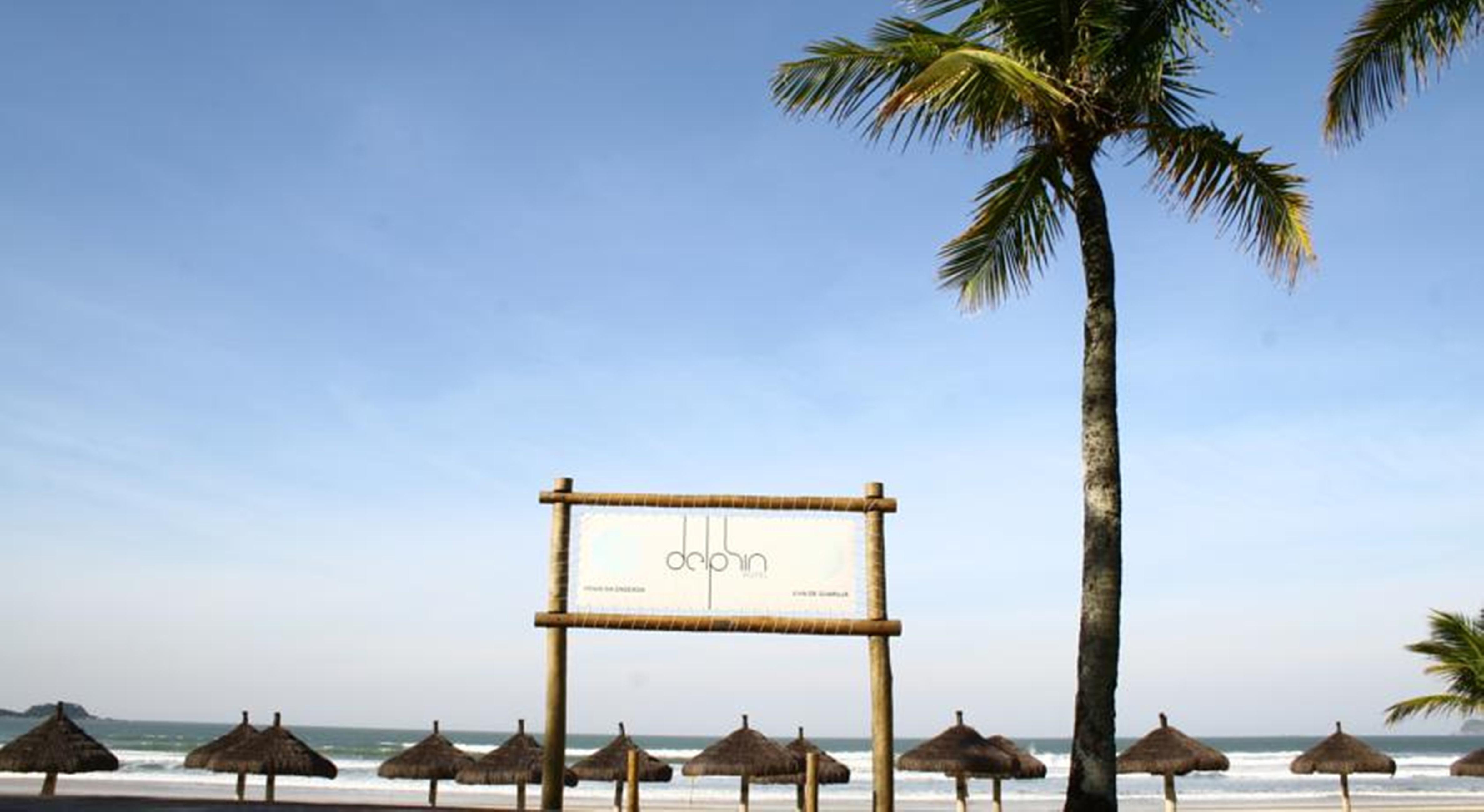 Delphin Beach Hotel Guarujá Exterior foto
